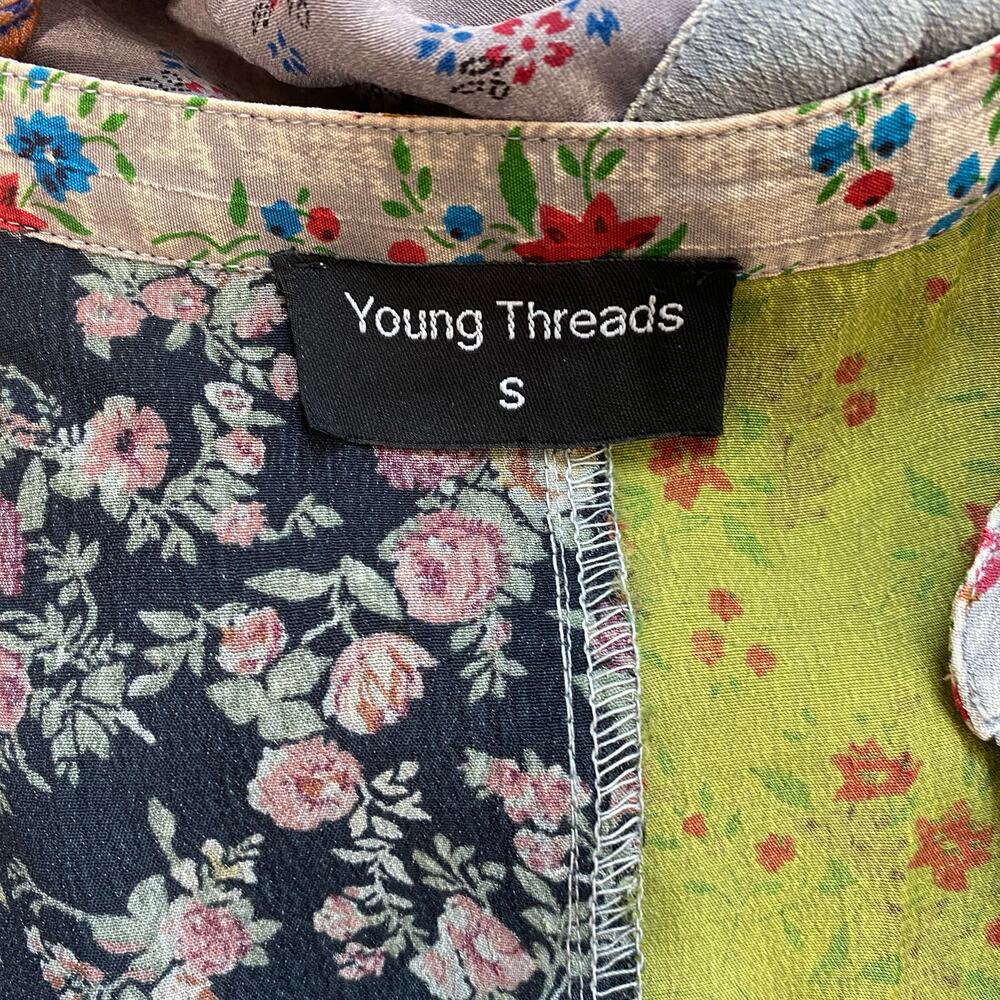 Young Threads Small Patchwork Tunic Babydoll Dres… - image 3